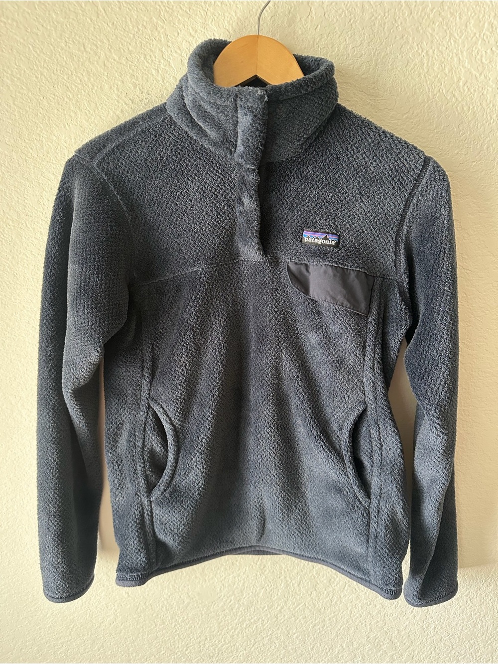 Patagonia‎ Re-Tool Snap-T Fleece Pullover Charcoal Grey Medium 25442